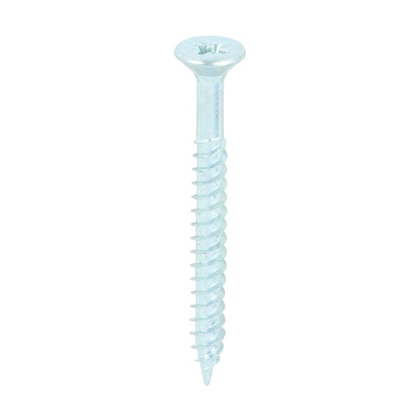 TIMCO Twin-Threaded Woodscrews - PZ - Double Countersunk - Zinc - 10 x 2