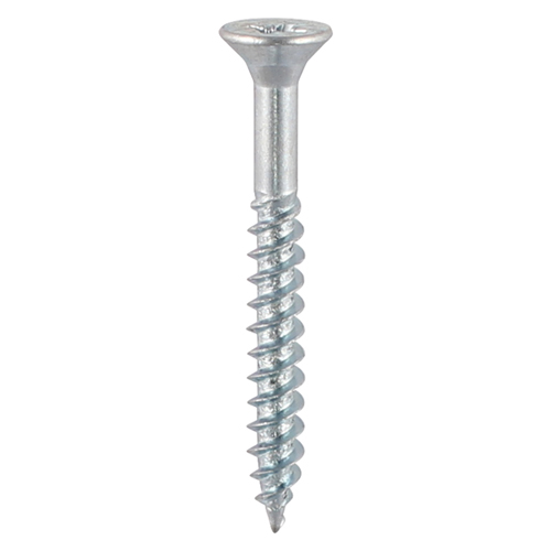 TIMCO Twin-Threaded Woodscrews - PZ - Double Countersunk - Zinc - 10 x 3