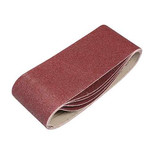 TIMCO Sanding Belts - 80 Grit - Red - 75 x 457mm