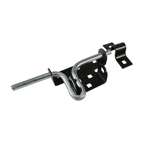 TIMCO Slide Action Padbolt - Black - 7 5/16"