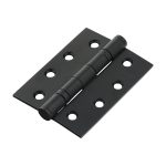 Black stainless fire door hinges