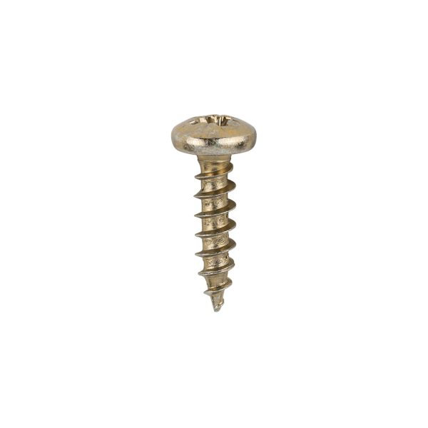 TIMCO Classic Multi-Purpose Screws - PZ - Pan Head - Yellow - 4.0 x 16