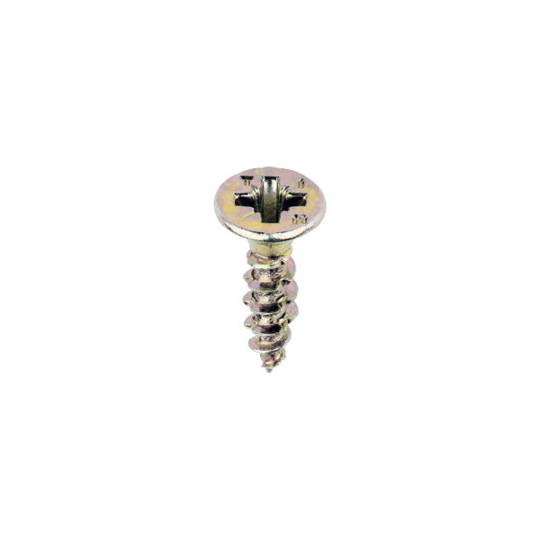 TIMCO Velocity Premium Multi-Use Screws - PZ - Double Countersunk - Yellow - 4.0 x 16