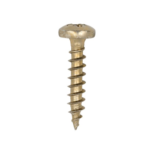 TIMCO Classic Multi-Purpose Screws - PZ - Pan Head - Yellow - 4.0 x 20