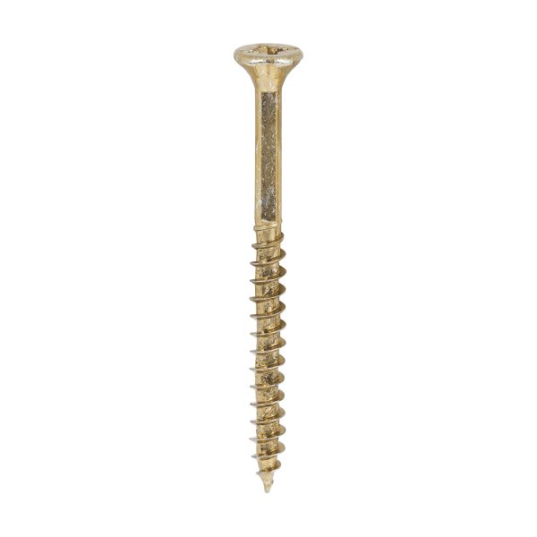 TIMCO Velocity Premium Multi-Use Screws - PZ - Double Countersunk - Yellow - 4.0 x 50