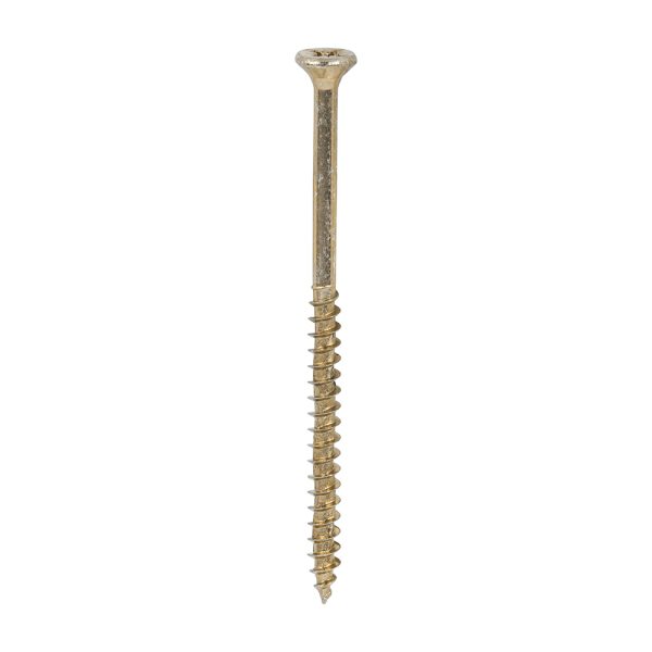 TIMCO Velocity Premium Multi-Use Screws - PZ - Double Countersunk - Yellow - 4.0 x 70