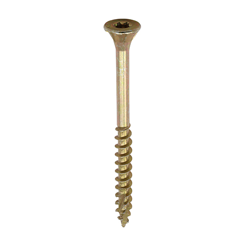 TIMCO C2 Floor-Fix - TX - Double Countersunk with Ribs - Twin-Cut - Yellow - 4.2 x 55