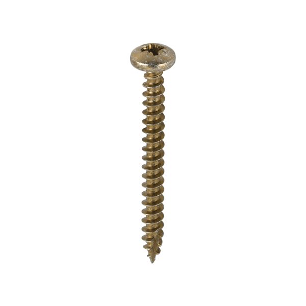 TIMCO Classic Multi-Purpose Screws - PZ - Pan Head - Yellow - 5.0 x 50