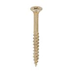TIMCO Velocity Premium Multi-Use Screws - PZ - Double Countersunk - Yellow - 5.0 x 50