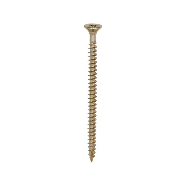 TIMCO Classic Multi-Purpose Screws - PZ - Double Countersunk - Yellow - 5.0 x 80