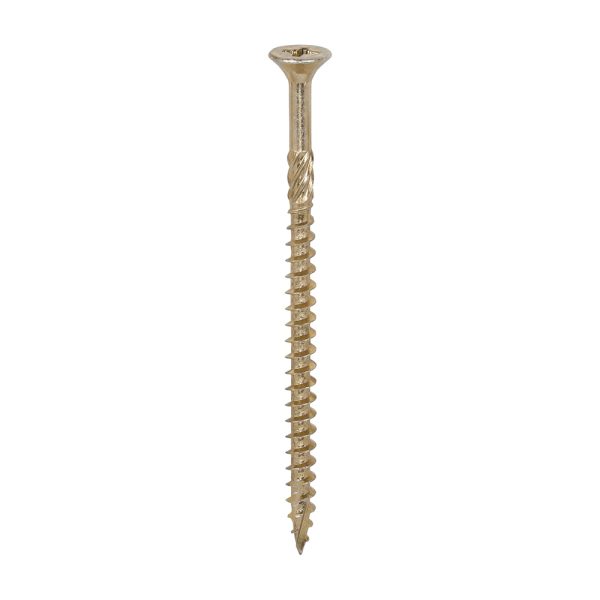 TIMCO C2 Strong-Fix - PZ - Double Countersunk - Twin-Cut - Yellow - 6.0 x 100
