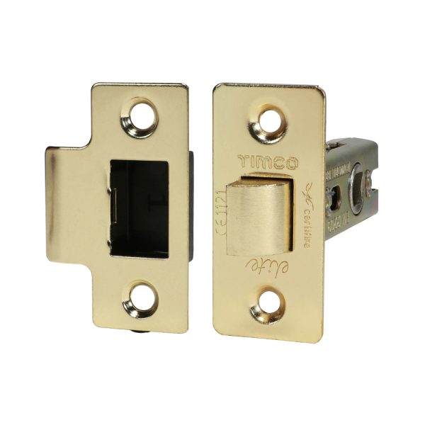 TIMCO Tubular Latch - Electro Brass - 67 case / 45 backset