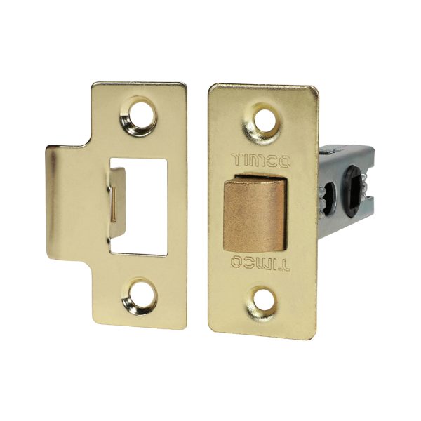TIMCO Economy Tubular Latch - Electro Brass - 67 case / 45 backset