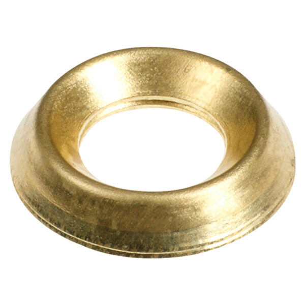 Screw Cups - Electro Brass To fit 6 Gauge Screws