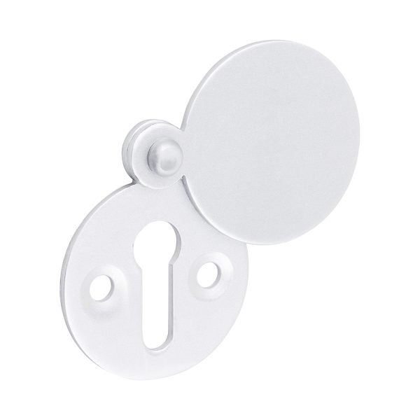 TIMCO Covered Escutcheon - Satin Anodised Aluminium - 32mm