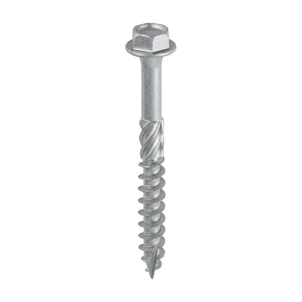 TIMCO Hex Head Timber Screw - Silver - 8.0 x 75