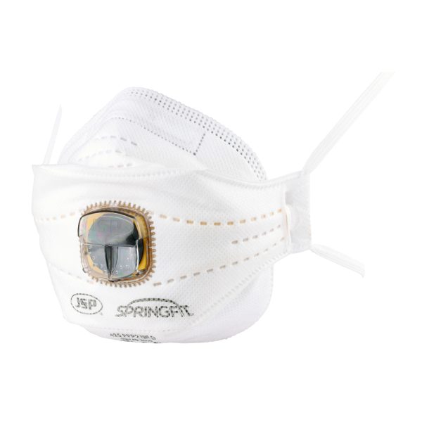 JSP Safety Products SpringFit™ FFP2 Fold Flat Mask with Typhoon Valve - FFP2