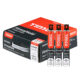 TIMCO FirmaHold Collated Clipped Head Nails & 3 Fuel Cells - 2.8 x 63mm - Ring Shank - Hot Dipped Galvanised