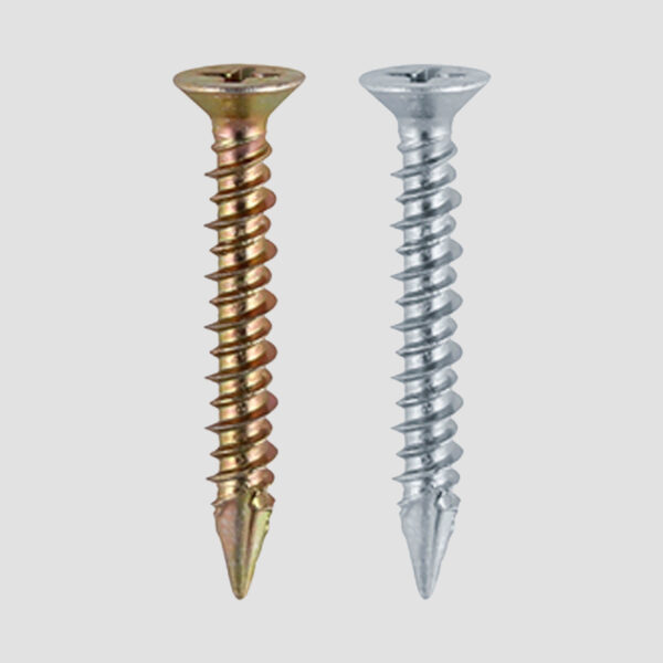 Countersunk Head, Hi-Low Thread, Slash Tip
