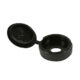 Timco Hinged Screw Caps Black Large