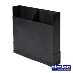 Timloc underfloor vent vertical extension sleeve 1204, adds 150mm height