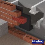 Lifestyle image showing Timloc underfloor vent vertical extension sleeve 1204 in use, +150mm height