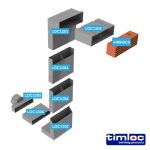 Graphic of Timloc underfloor vent duct adaptor 1205 to suit 110mm