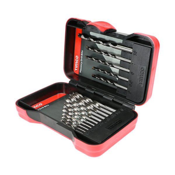 TIMCO Ground Jobber & Masonry Drill Set - 17pcs