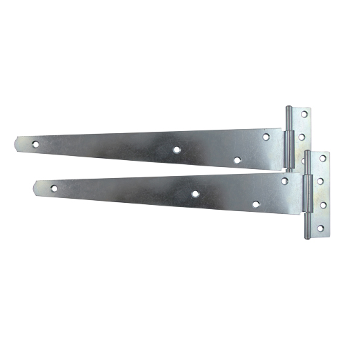 TIMCO Pair of Medium Tee Hinges - Zinc - 15”