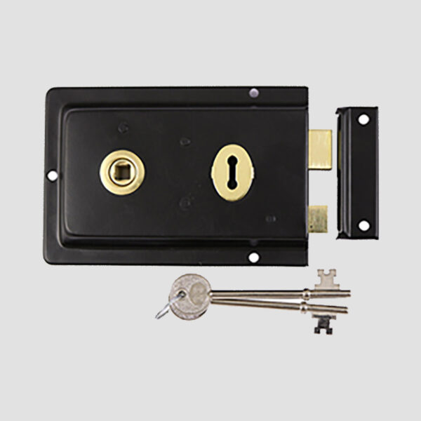 Rim Sash Lock Fluted