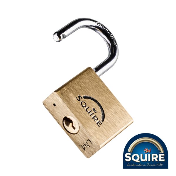 Squire Premium Brass Lion Padlock - Keyed Alike - LN4 KA2 - 40mm