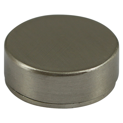 TIMCO Threaded Screw Caps - Solid Brass - Satin Nickel - 18mm