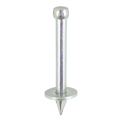 TIMCO Masonry Nails - Washered - Zinc - 40 x 3.70