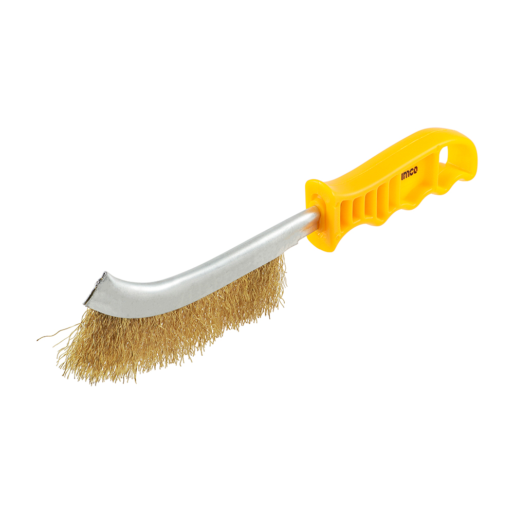 YWHB_w1.jpg Timco Yellow 255mm Brass Wire Hand Brush