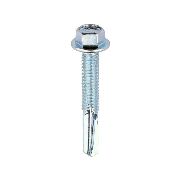 TIMCO Metal Construction Heavy Section Screws - Hex - Self-Drilling - Zinc - 5.5 x 38