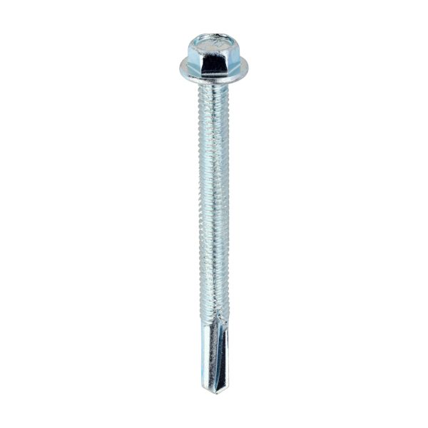 TIMCO Metal Construction Heavy Section Screws - Hex - Self-Drilling - Zinc - 5.5 x 65
