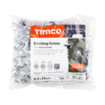 22mm zinc stitching screws in bag of 100