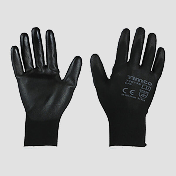 Durable Grip Gloves - PU Coated Polyester