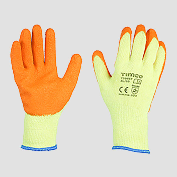 Eco Grip Gloves - Crinkle Latex Coated Polycotton