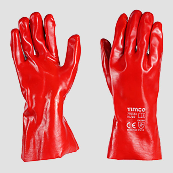 PVC Gauntlets - PVC Coated Cotton Interlock