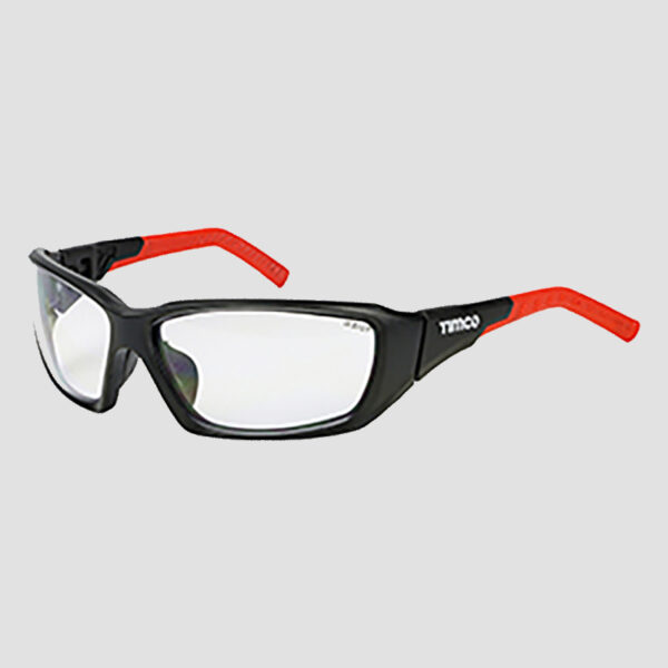 Sports Style Safety Glasses - Full Frame with Adjustable Temples