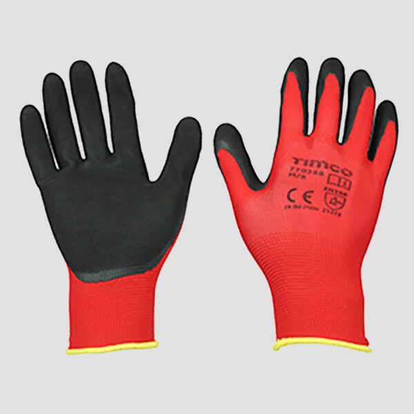 Toughlight Grip Gloves - Latex Sandy Coated Polyester