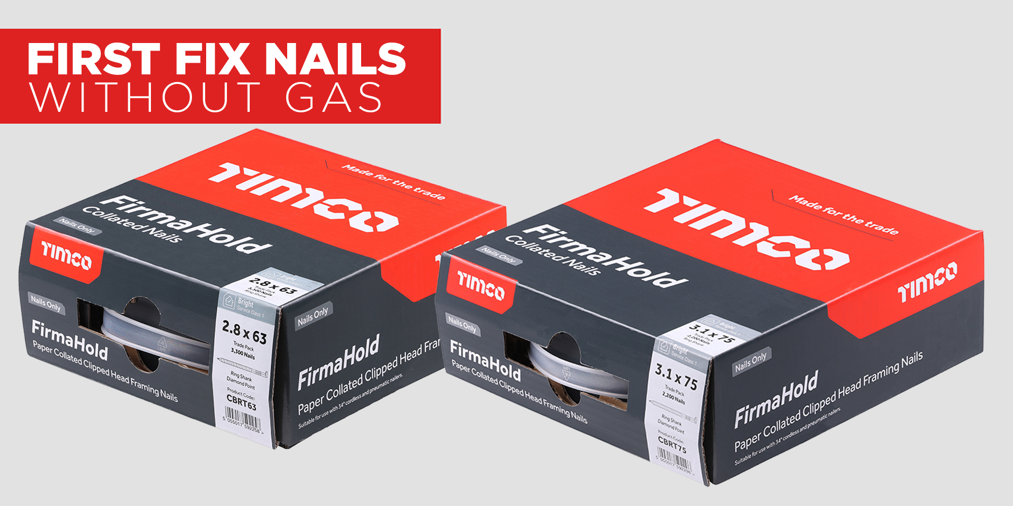 First Fix Nails without Gas
