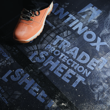 Antinox protection board in use