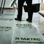 Taktec carpet protector 100 metres