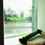 Taktec glass protection film rolling out