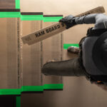 Ram Board® Edge Tape on Stair Armor