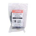 Timco tubular latch 76mm matt black