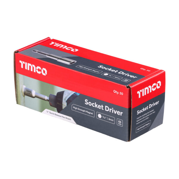 Timco Socket Driver Bits in bulk box of 50