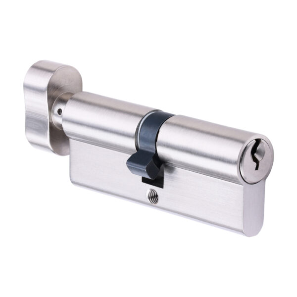 Timco Euro Profile Cylinder Thumbturn Satin Nickel 80